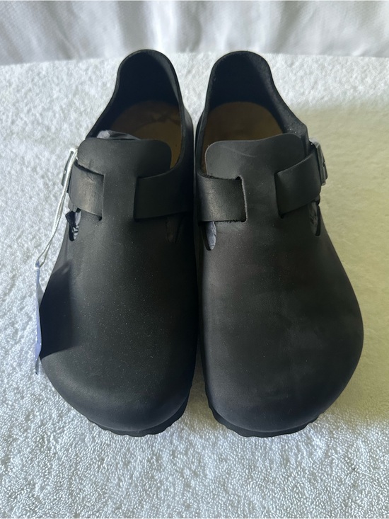 Birkenstock Shoes - Birkenstock London BS Black Oiled Leather Clogs EU 39 US 8 Regular New Box